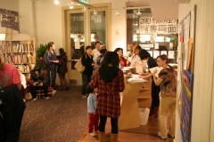 A night in the Storefront Library